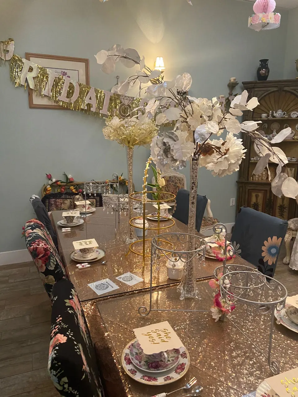 Private celebration at The Tea Terrace